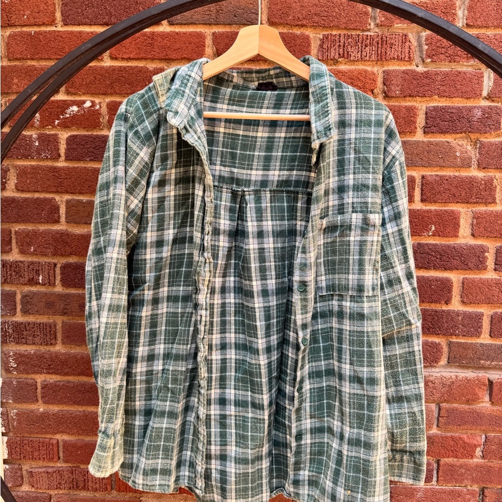 oversized cotton on flannel